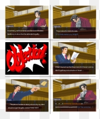 A Phoenix Wright Comic I Made Based - Suit Separate Png,Phoenix Wright Png