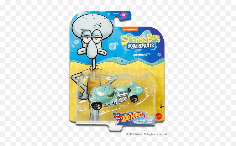 Spongebob Squarepants Character Cars - News Mattel Hot Hot Wheels Spongebob Character Cars 2020 Png,Squidward Transparent