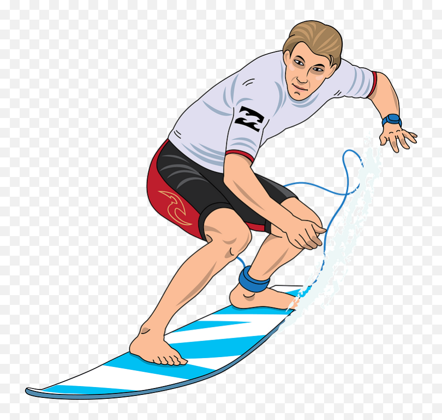 Surfing Clipart Free Download Transparent Png Creazilla - Surfboard,Surfing Png