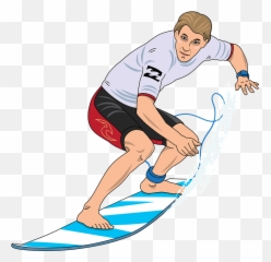 Surfing Clipart Free Download Transparent Png Creazilla - Surfboard,Surfing Png