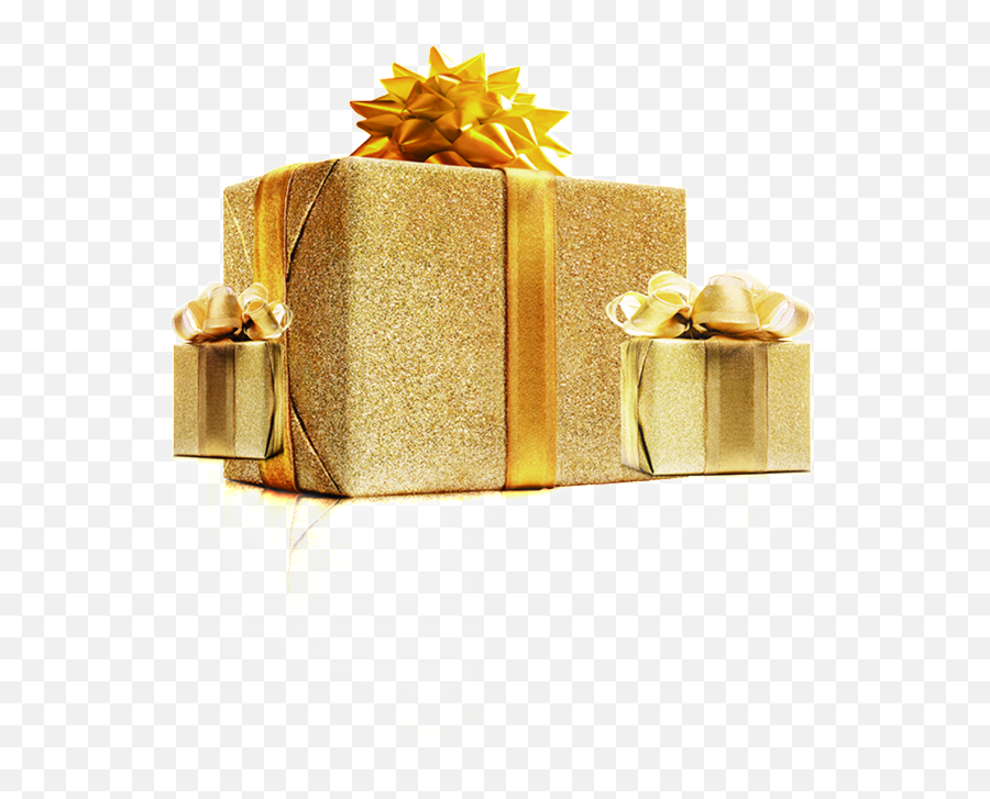 Download Golden Texture Gift Box - Gold Gift Box Png,Gold Texture Png
