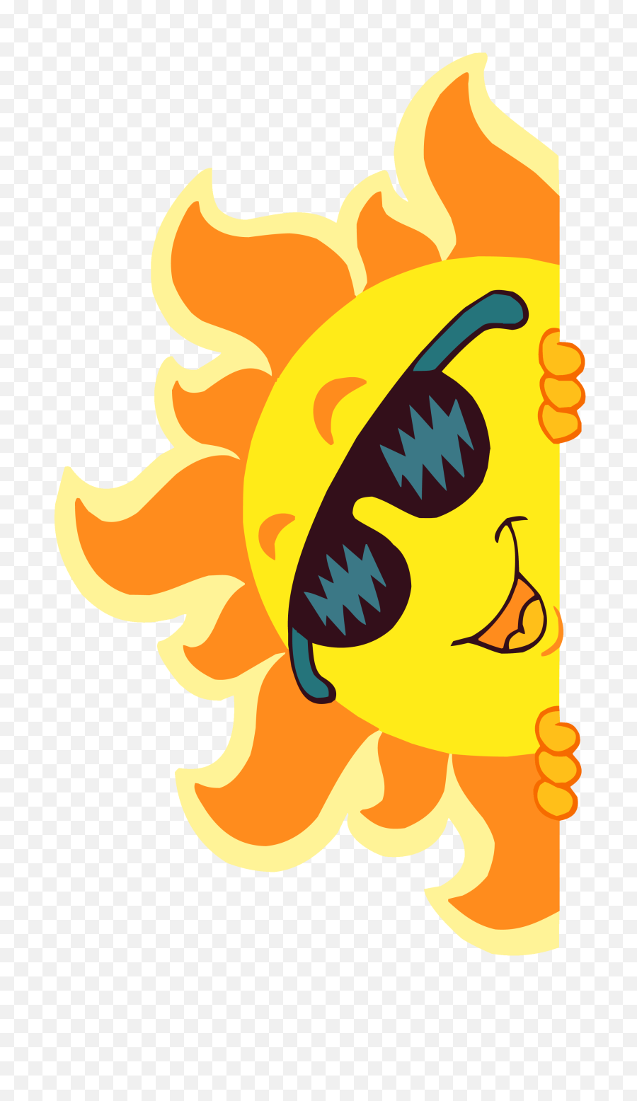 Royalty Free Library Corner Png Files - Cartoon Sun,Summer Transparent Background