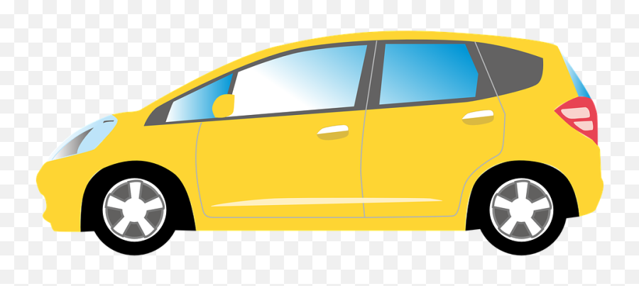 Car Yellow Auto - Car Side Vector Png,Car Vector Png