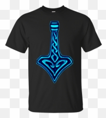 Thoru0027s Hammer Png - Blue Thors Hammershirt Harry Potter T Shirt Umbrella Academy Diego,Thor's Hammer Png
