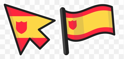 Spain Flag Cursor U2013 Custom Browser Extension - Philippines png