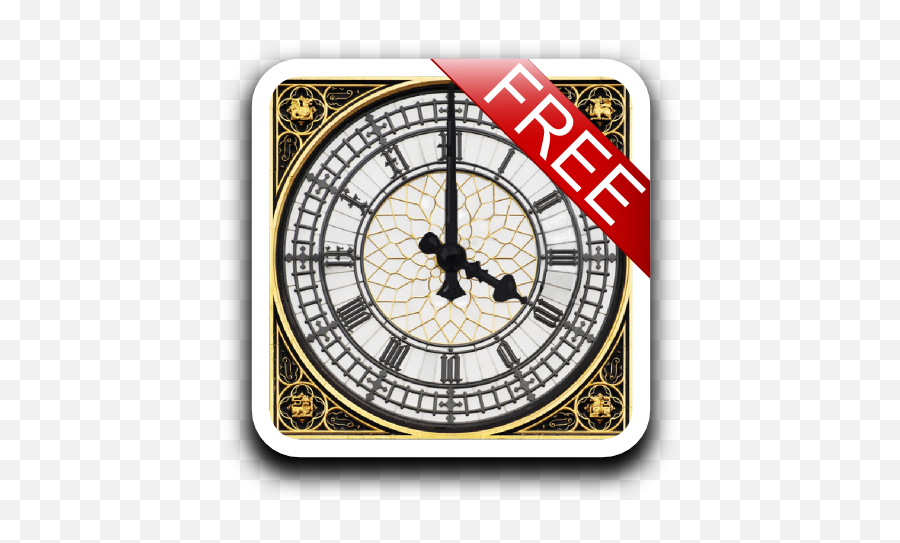 Big Ben Clock Widget Free - Apps On Google Play Big Ben Png,Clock Emoji Png