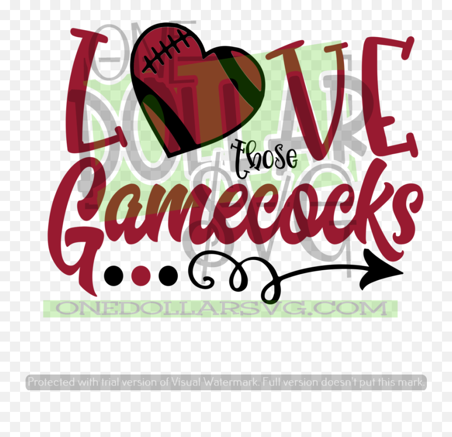 Love Those Gamecocks - Svg Design Event Png,Gamecocks Logo Png
