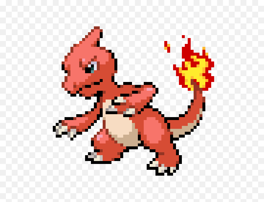 Download Charmeleon - Charmeleon Pixel Fire Red Png,Charmeleon Png