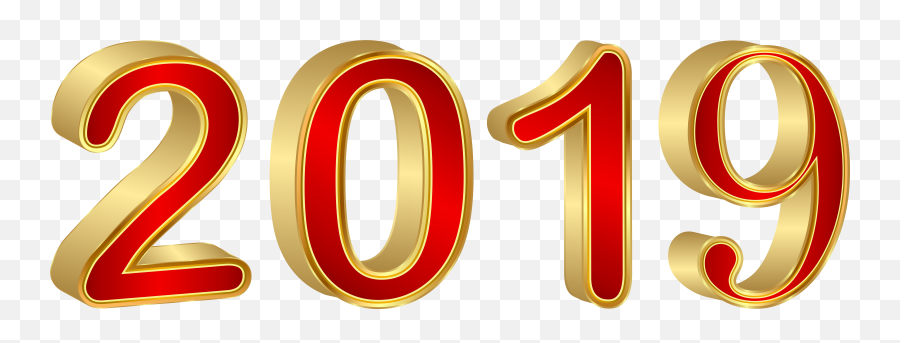 Pin - Happy New Year 2019 3d Png,Happy New Year 2019 Transparent Background