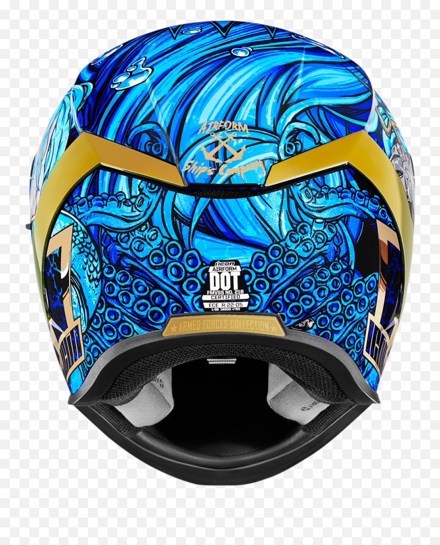 Icon Airform Helmet - Ships Company Blue Motorcycle Helmet Png,Icon Motorcycle Helmets