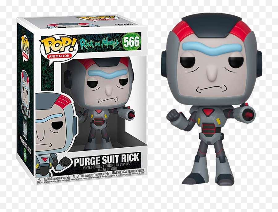 Funko Pop Rick U0026 Morty Purge Suit 566 - Purge Suit Rick Funko Pop Png,Mr Meeseeks Icon