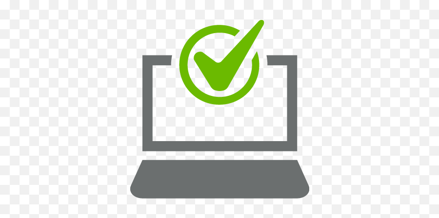 Download Computer Check Icon - Technology Check Png,Green Check Icon Transparent