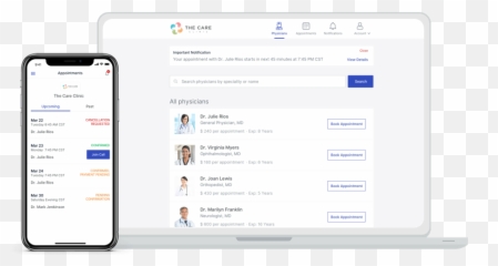Telemedicine Software Platforms Features - Smartphone png