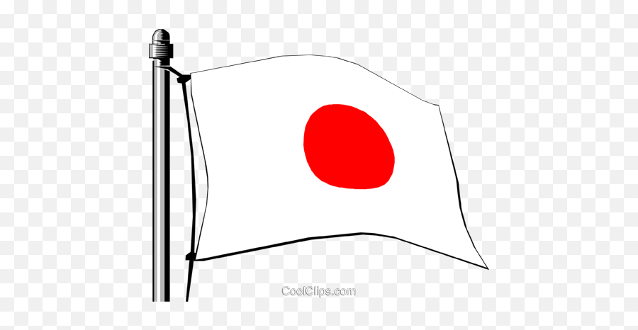 Japan Flag Royalty Free Vector Clip Art Illustration - Flag Png,Japan Flag Png