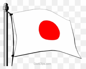 Japan Flag Royalty Free Vector Clip Art Illustration - Flag png