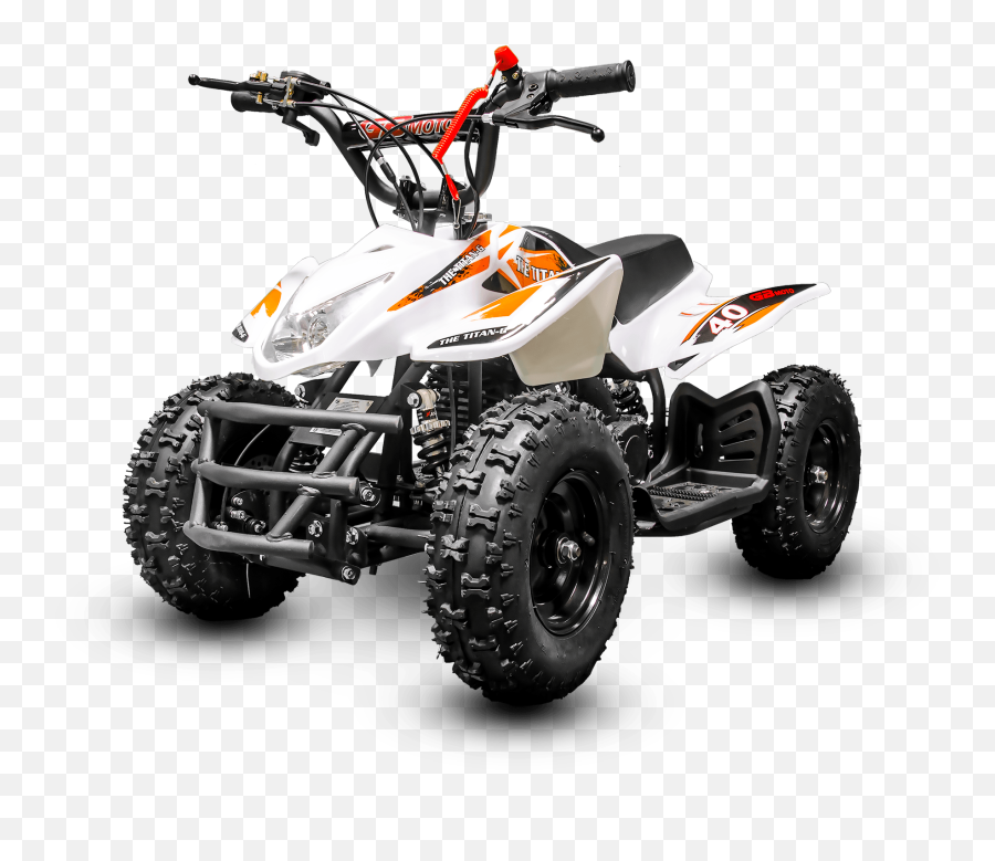 40cc 4 - Stroke Gas Power Atv Off Road Mini Quad Titan For Kids Orange Walmartcom Small Gas Four Wheeler Png,Quad Bike Icon