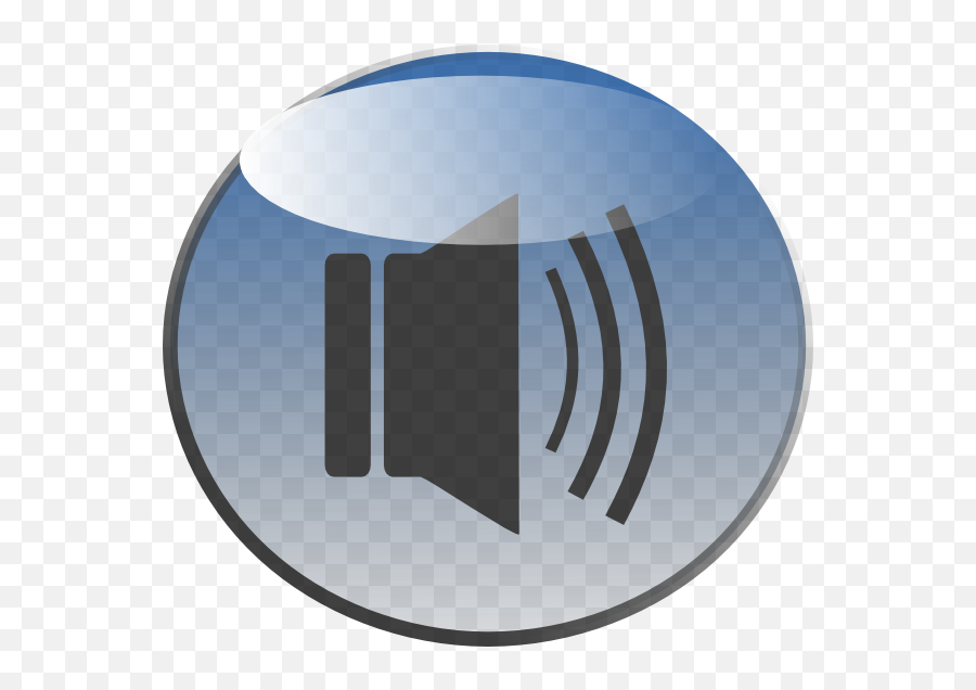 Audio Speaker Glossy Icon 75 Opaque Clip Art - Audio Video Icon Png,Speaker Icon Vector