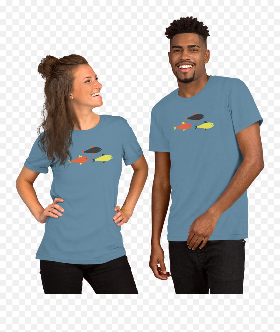 Fish Icon Short - Sleeve Unisex Tshirt U2013 Philly Seaport Gift Shop Png,Fish Icon