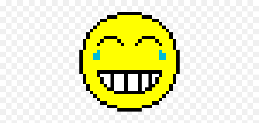 Pixilart - Laughing Crying Emoji By Anonymous Bad Time Sans Head Png,Crying Laughing Emoji Png