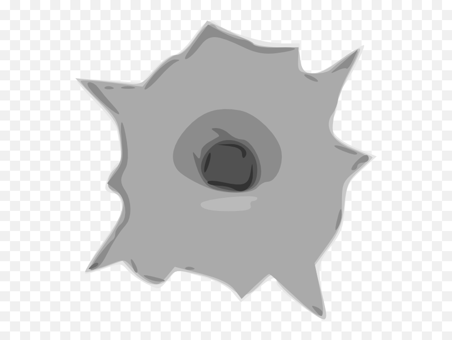 Bullet Hole Clip Art - Vector Clip Art Online Cartoon Bullet Hole Transparent Png,Bullets Transparent