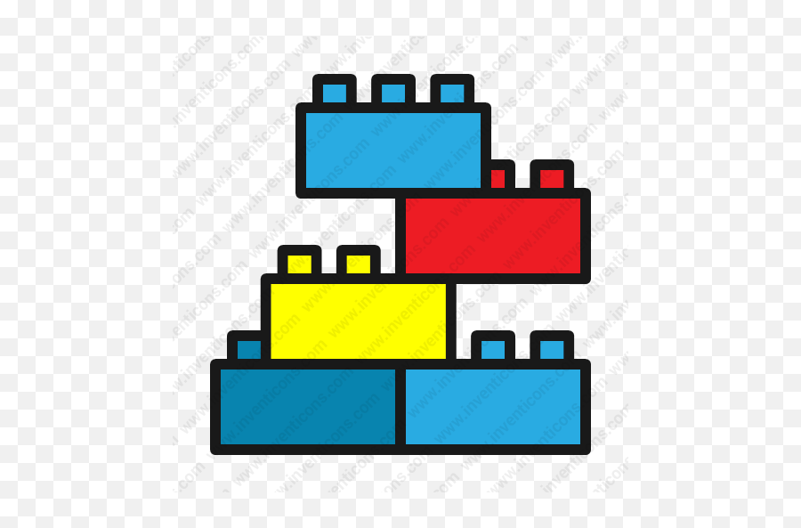 Download Toy Lego Block Vector Icon Inventicons - Lego Blocks Icon Png,Deny Icon
