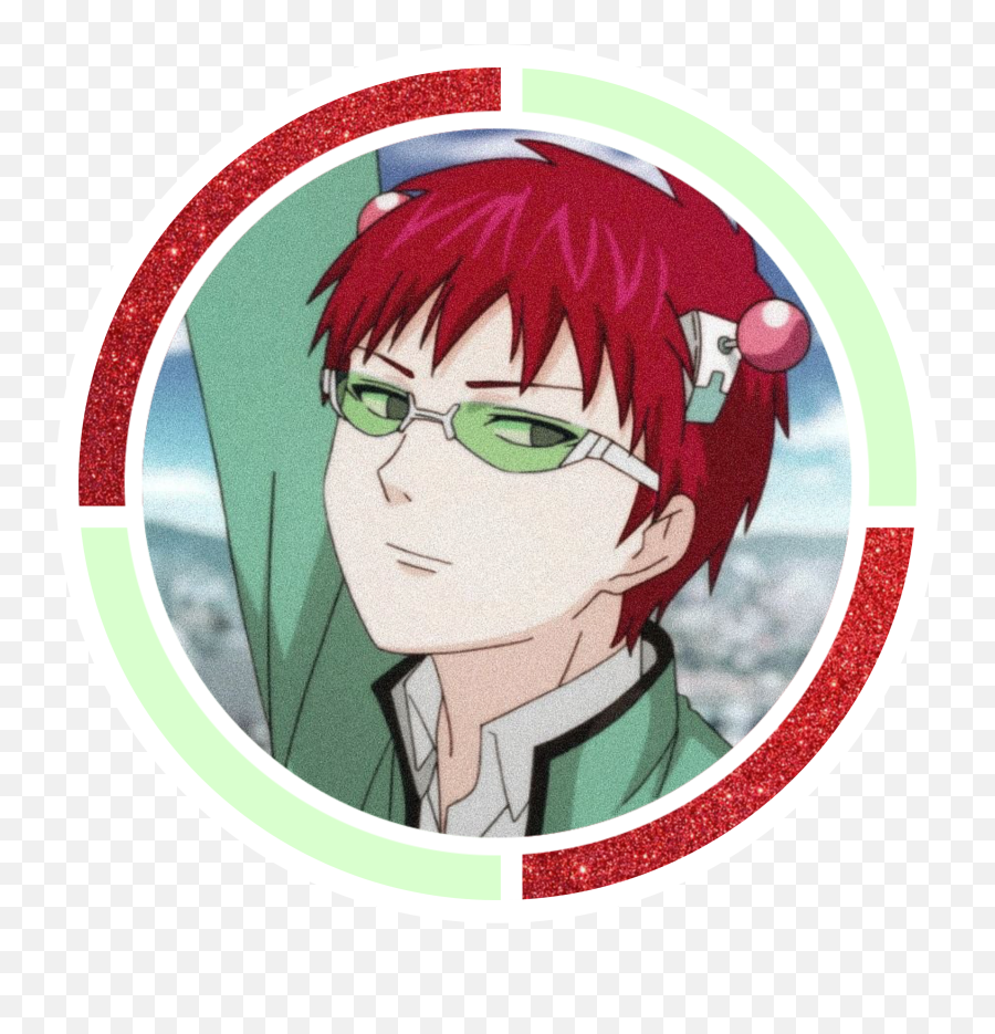 Saiki Red Green Pfp Aesthetic Sticker By Xenonslost - Icons Saiki Kusuo Png,K On Icon