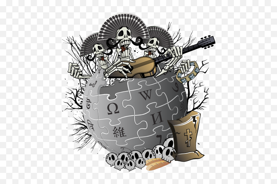 Wikipedia Day Of The Dead - Wikipedia Png,Day Of The Dead Png