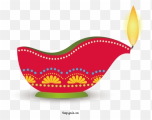 Diwali Line Art Abstract For Dipawali - Diya Png Blue