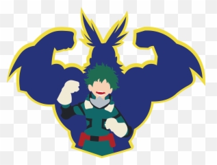Decided To Draw Our Dear Deku And All - Blue Lantern Might png