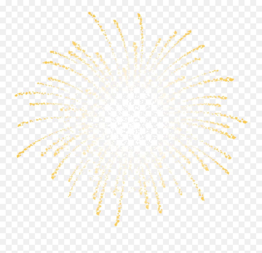 Free Png Fireworks Gold