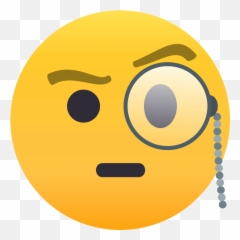 Cue Syllabus Review Tool - Monocle Emoji Gif png