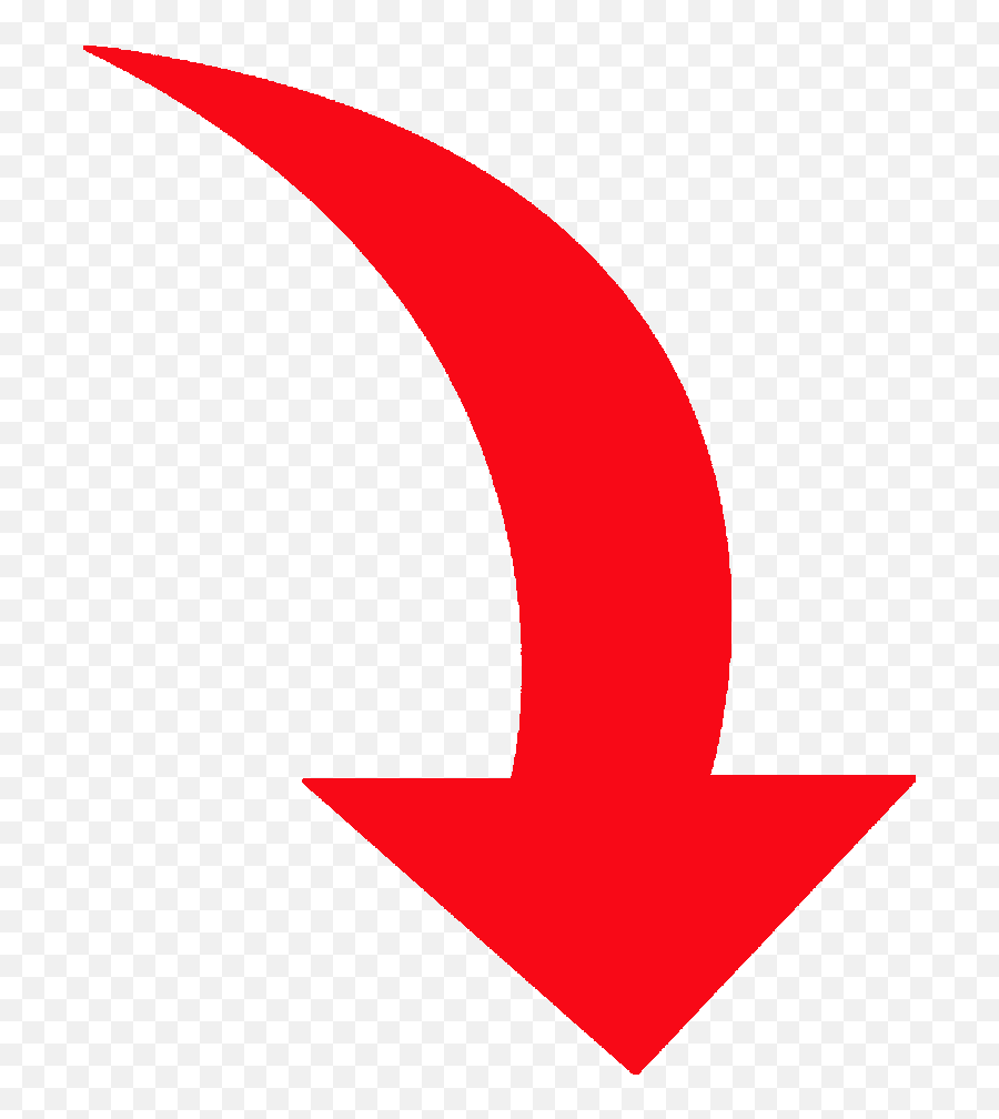 Download Free Png Red Curved Arrow - Curved Red Arrow Png,Red Arrow With Transparent Background