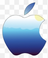 Deep Sea Into Apple Logo - Fresh png