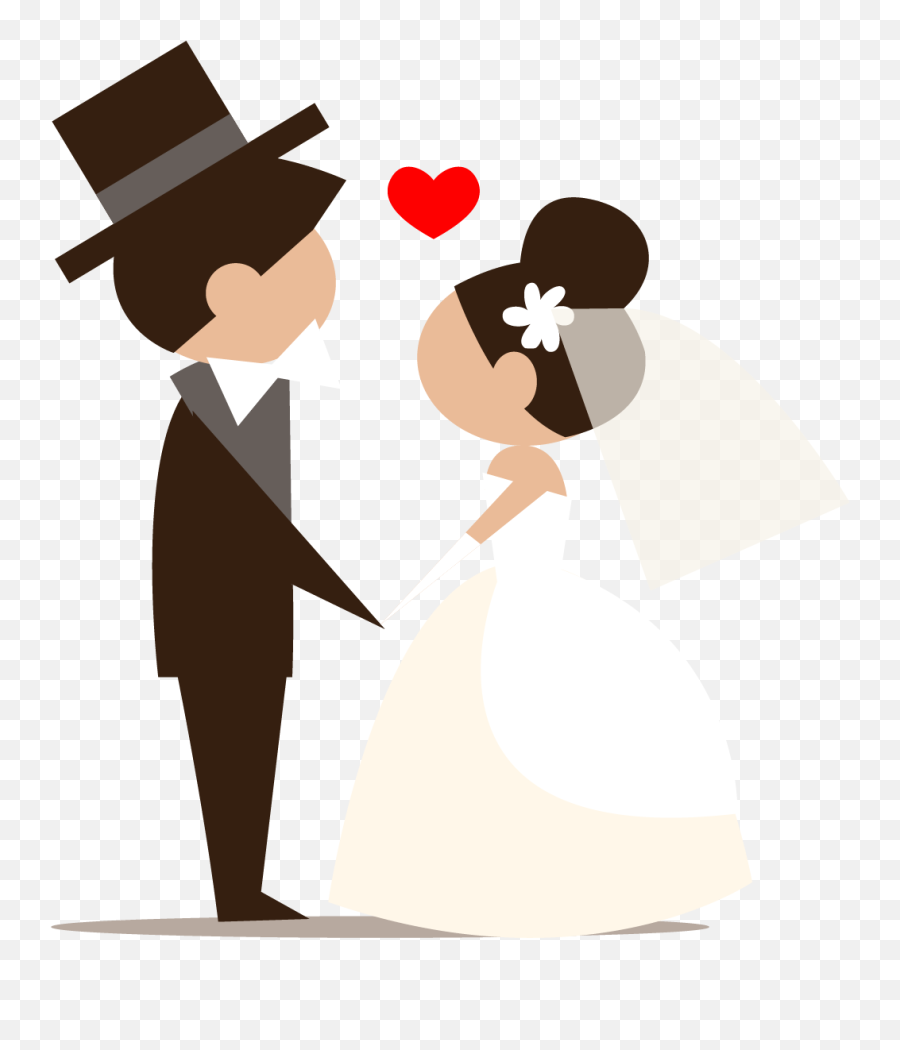 Groom Clipart Wedding Reception Couple - Groom And Bride Vector Png,Groom Png