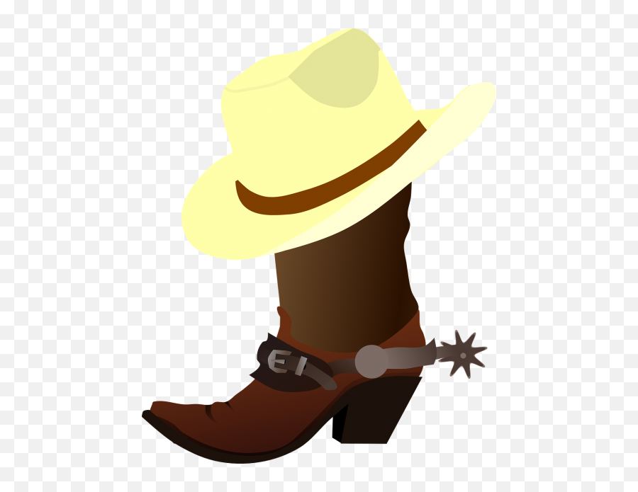 Cowboy Hat And Boots Clip Art - Cowboy Boot Clip Art Png,Cowboy Hat Clipart Png