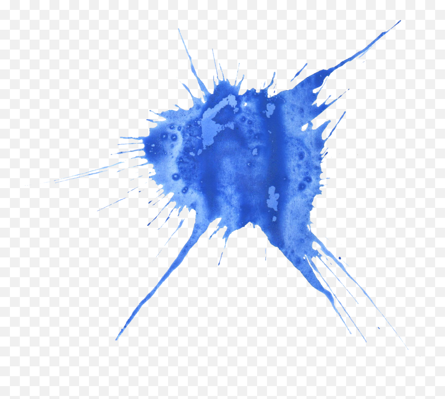 20 Blue Watercolor Splatter Png Transparent Onlygfxcom - Watercolor Painting,Plankton Png