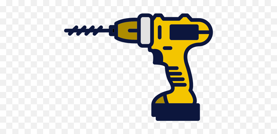 Electric Drill Icon Of Colored Outline - Icon Drill Png,Drill Png