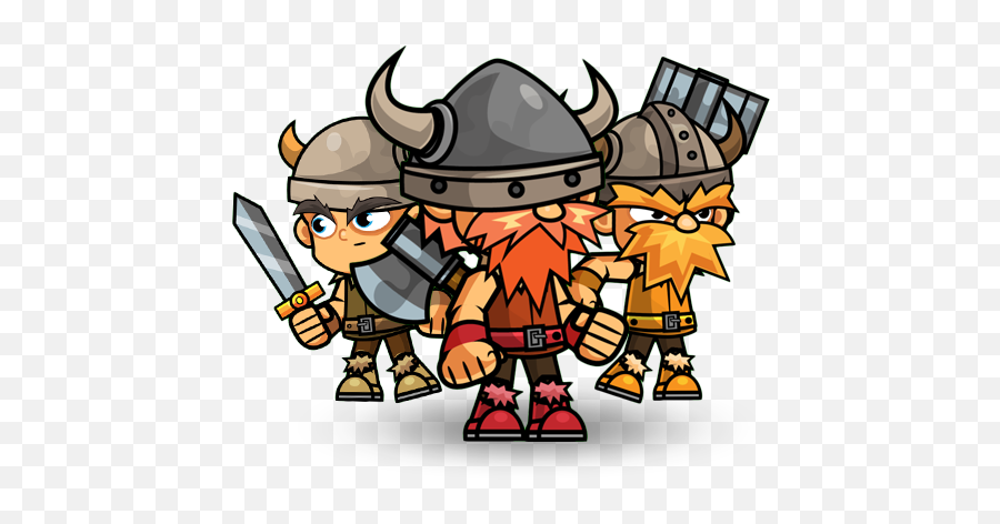 The Vikings U2013 Character Set - Game Art Partners Cartoon Png,Vikings Png