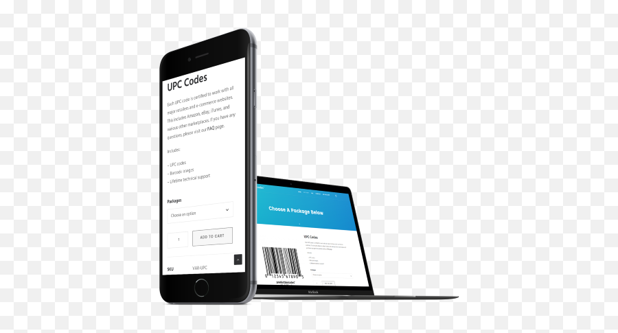 Productbarcodescom - Buy Upc Codes Delivered Instantly Mobile Device Png,Upc Code Png