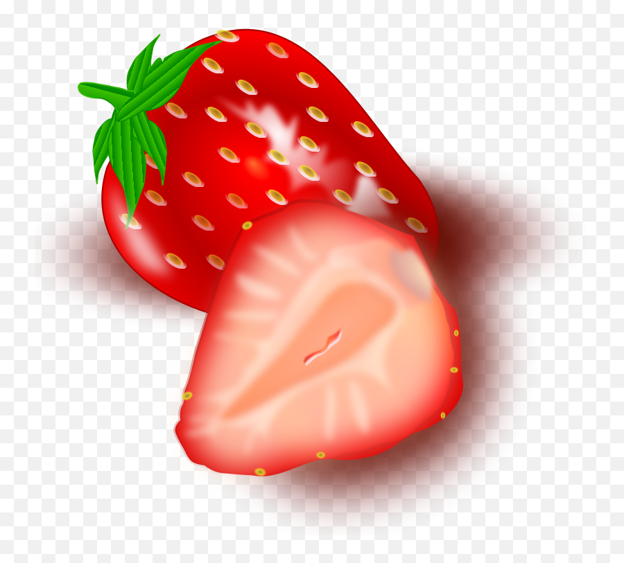 Clip Arts Related To - Cut Strawberry Png Transparent Strawberry Clipart,Strawberry Clipart Png