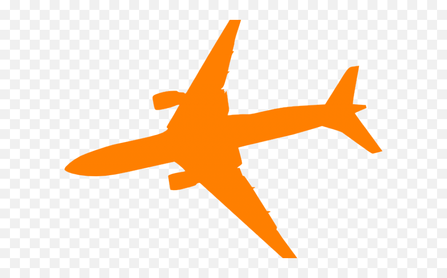 Airplane Logo Png Orange - Orange Airplane Clipart,Airplane Logo Png