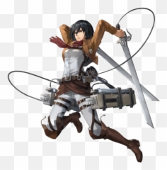 Attack - Action Figure Png,Mikasa Png