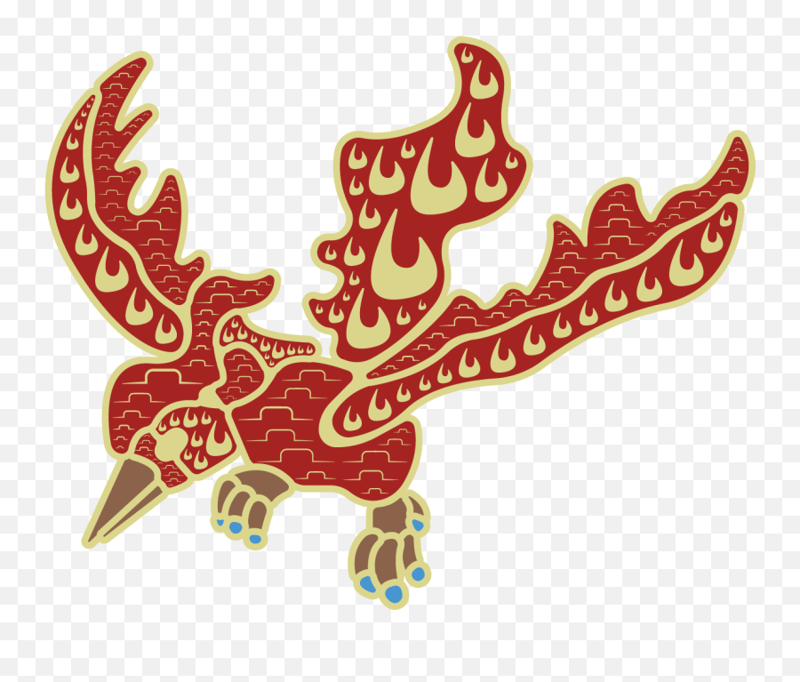 Moltres Sticker Izel Studios - Malik Pizza Png,Moltres Png