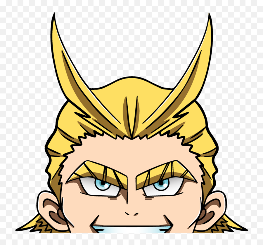 Prime All Might Peeker Png Face