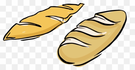 Graphic Freeuse Download Breakfast - Cartoon Baguette Transparent Background png