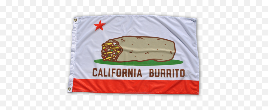 California Burrito State Flag - California State Flags Png,California Flag Png