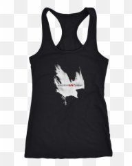 Racerback Tank With White Crow Logo - My Freedoms Don T End Where Your Fear Begins Png,Crow Logo