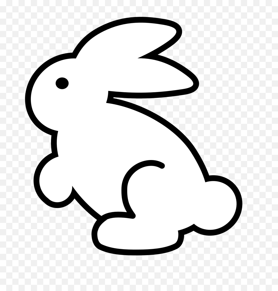 Cute Snake Clipart Black And White - Easter Bunny Black Background Png,Black Background Png