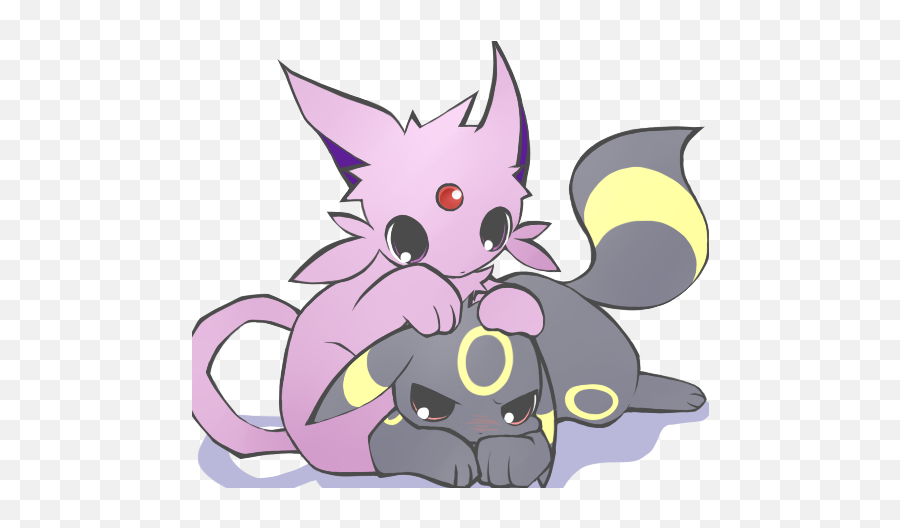 Umbreon And Espeon Chibi - Chibi Umbreon And Espeon Png,Espeon Png