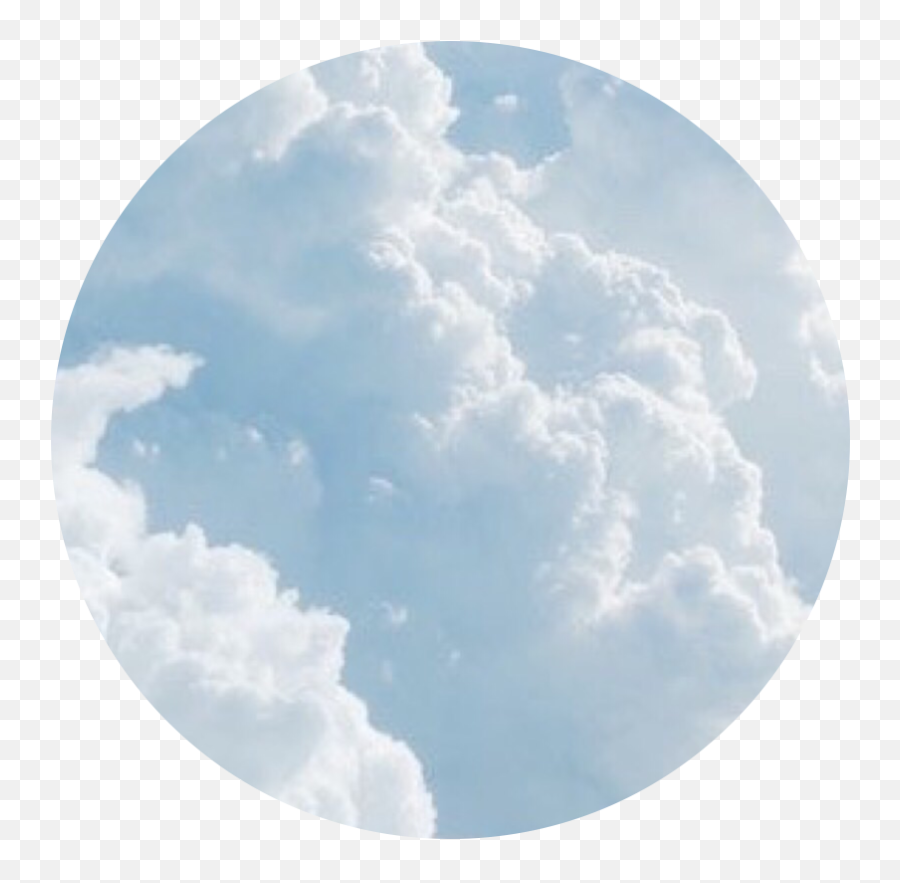 Blue Sky Clouds Blueclouds - Blue Aesthetic Background Cloud Png,Sky ...